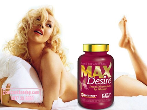 Max Desire tăng cường sinh lý phụ nữu tốt nhất hiện nay