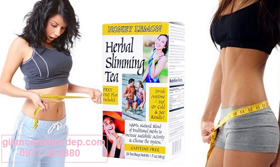 Slimming tea Honey Lemon trà giảm mỡ bụng hiệu quả