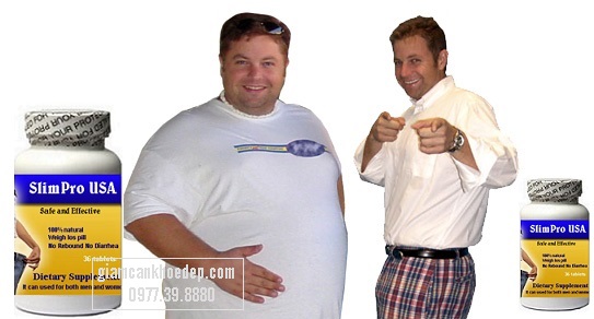 SlimPro USA giúp nam giới giảm cân và tan mỡ bụng
