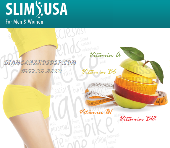 Viên giảm cân chiết xuất hoa quả Slim USA