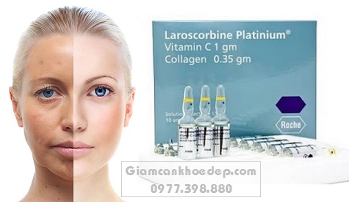 Laroscorbine Vitamin C+Collagen Roche tiêm trắng da