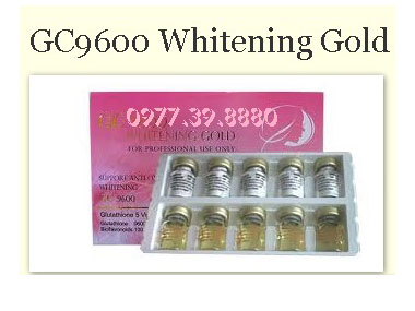 GC 9600 whitening Gold ra đời có thể giúp bạn biến màu da tối màu thành trắng hồng, mịn màng tự nhiên.