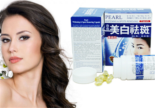 Pearl Whitening Spots Removing - Viên uống trắng da trị nám có thể làm trắng da, loại bỏ các đốm tàn nhang, đào thải độc tố làm đẹp da
